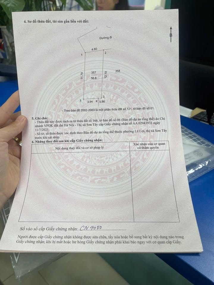 Đất nền Trạng Trình, Sơn Tây 56.8m² giá 2.4 tỷ - Cơ hội đầu tư tuyệt vời!