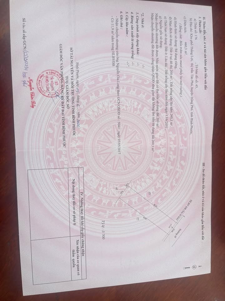 Đất nền khu dân cư Đồng Phú 460m² giá 1 tỷ - Đầu tư sinh lời ngay!