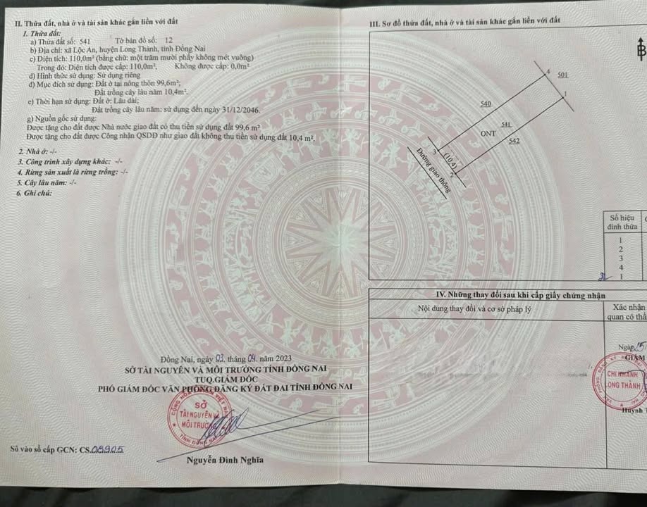 Đất nền Lộc An Long Thành 110m² giá chỉ 1.7 tỷ - Đầu tư sinh lời ngay!