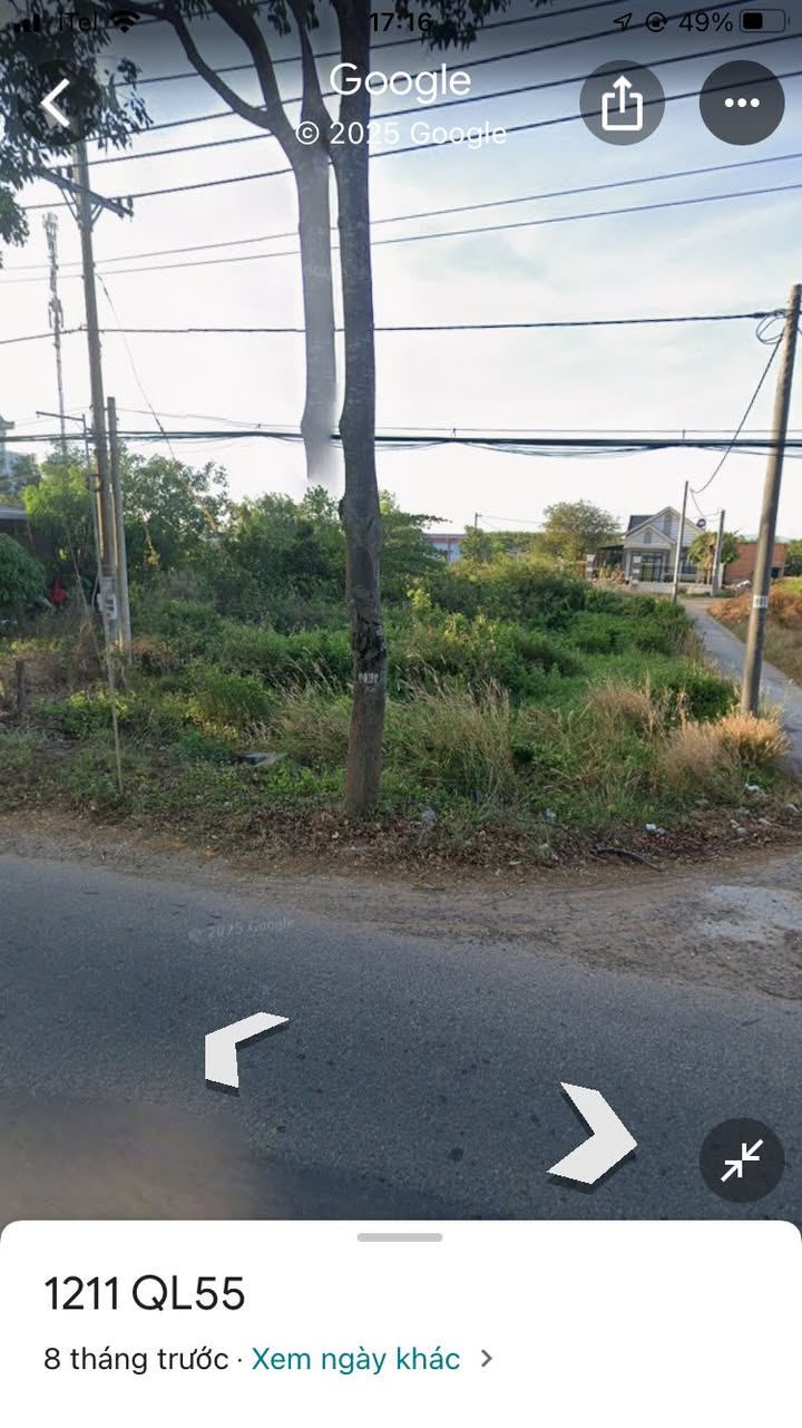 Đất thổ cư 300m² mặt tiền Quốc lộ 55 xã Bông Trang - Cơ hội đầu tư hấp dẫn!