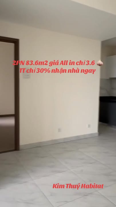 Căn hộ The Habitat Thuận An 84m² giá 3.6 tỷ - Full nội thất, ở ngay!