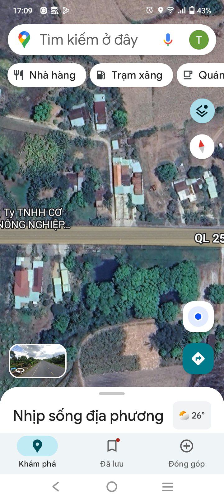 Đất thổ cư Quốc lộ 25 - Thôn Ngân Điền - 260m² giá 950 triệu - Cơ hội đầu tư sinh lời!