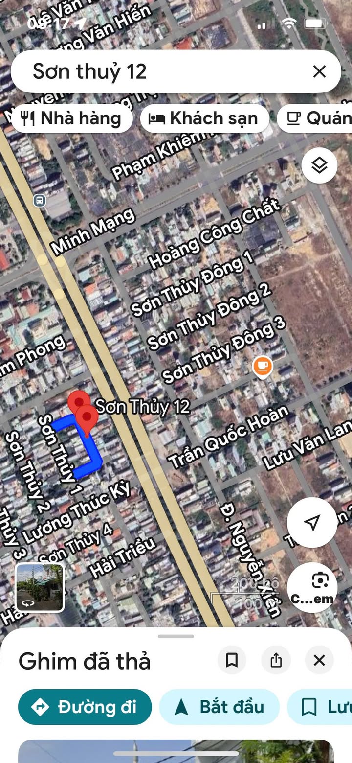 Nhà mặt tiền Sơn Thủy 12, Đà Nẵng 80m² giá chỉ 5.85 tỷ - Đầu tư sinh lời lý tưởng!