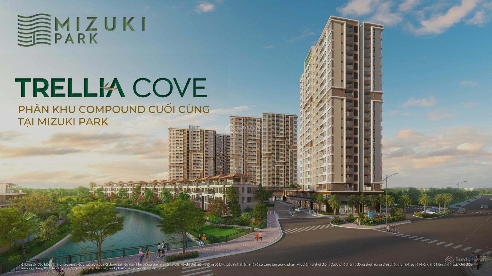 Căn hộ Trellia Cove Bình Chánh 59m² giá 3.945 tỷ - Sống xanh ven sông đẳng cấp!