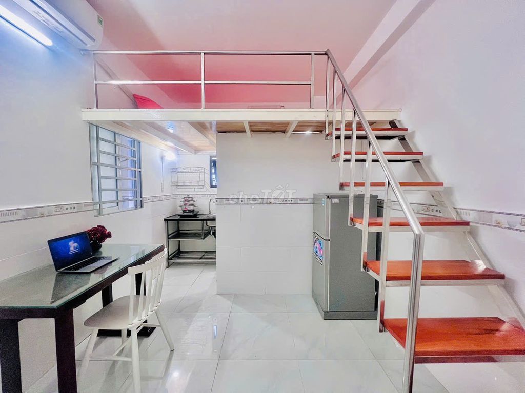 Phòng có gác Phạm Văn Chiêu gần Quang Trung 25m² giá chỉ 3.5 triệu