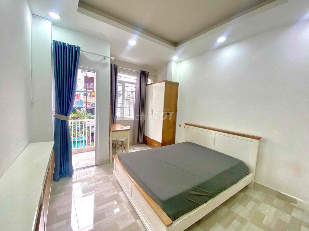 Căn hộ mini 125 Lê Văn Duyệt 25m² giá 5.5 triệu - Full nội thất, ban công thoáng đãng!