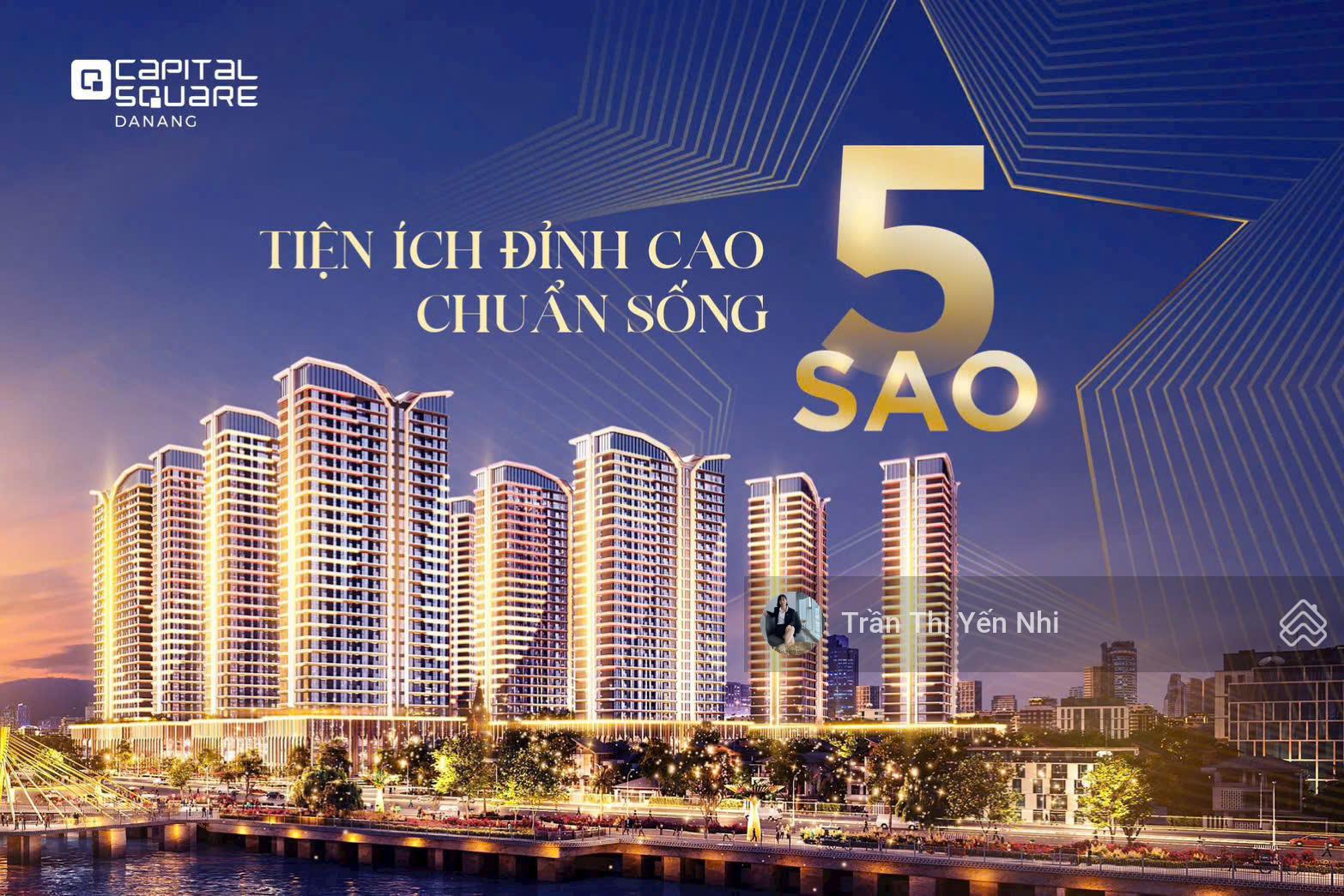 Căn hộ Capital Square Đà Nẵng 47m² giá 3,8 tỷ - Thiết kế hiện đại, cơ hội đầu tư vượt trội!