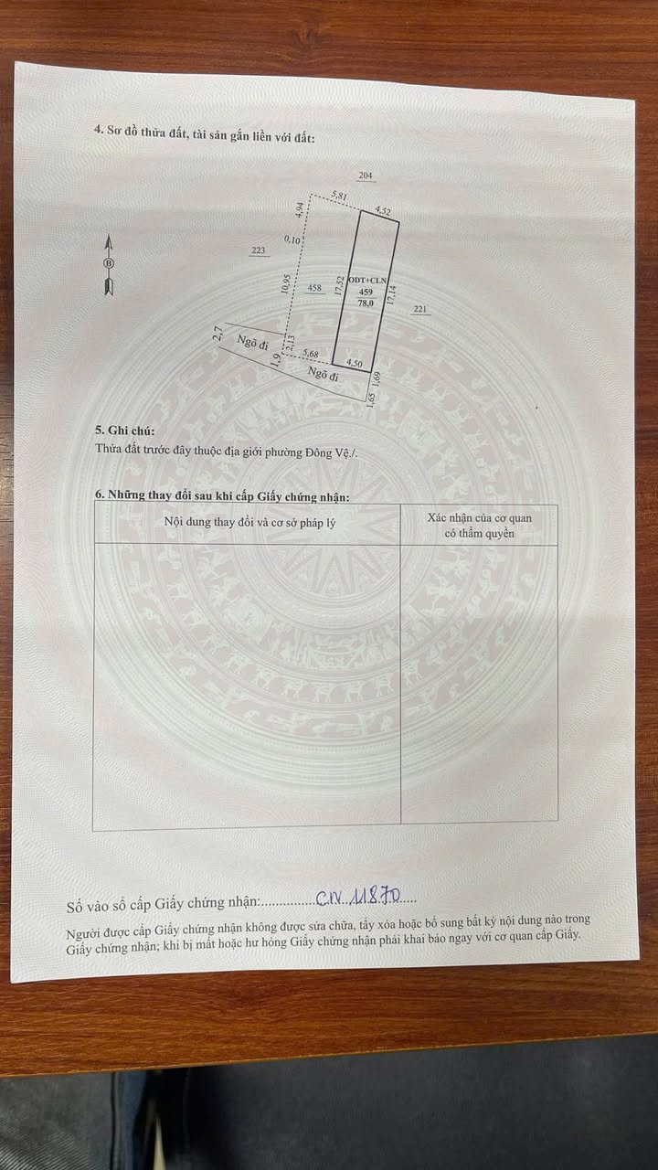 Đất nền Đông Vệ, Thanh Hóa 78m² giá 1 tỷ - Cách đường lớn chỉ 30m!