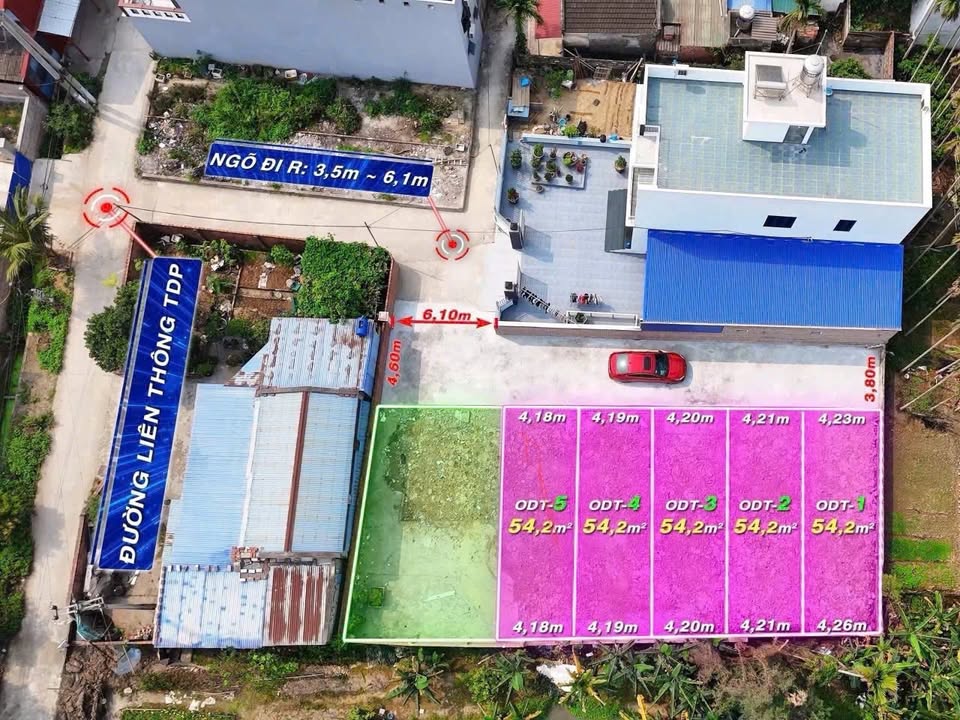 Đất liền kề Hoa Động Thủy Nguyên 54m² giá 1 tỷ - Đầu tư sinh lời hiệu quả!