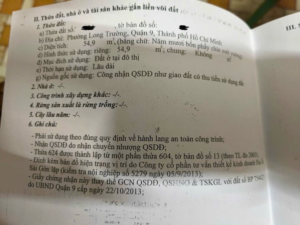 Đất thổ cư Võ Văn Hát 54.9m² giá thỏa thuận - Cơ hội đầu tư hấp dẫn!