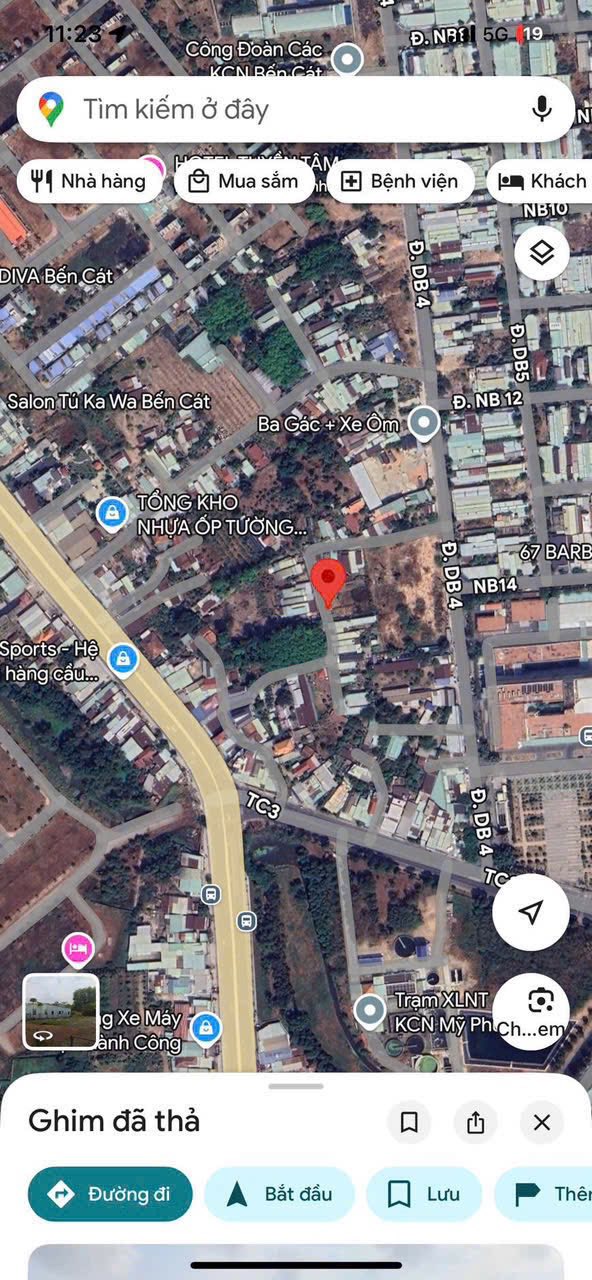 Đất nền Mỹ Phước Bến Cát 400m² giá 3.4 tỷ - Cơ hội đầu tư tuyệt vời!