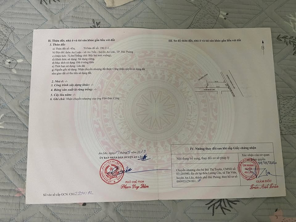 Nhà bán Thôn An Luận, xã An Tiến, 72m² - Vị trí kinh doanh đắc địa!