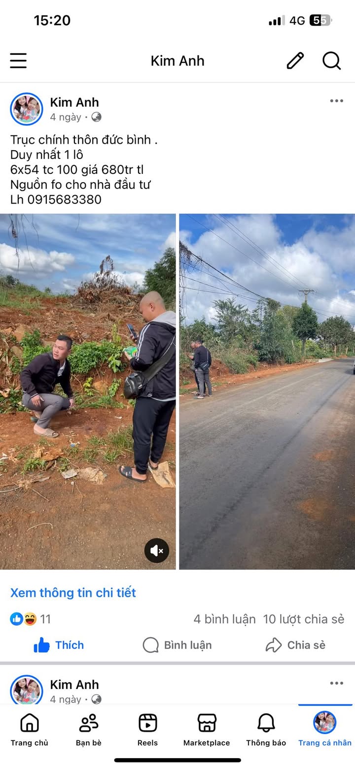 Đất nền xã Đức Mạnh, Đắk Mil 324m² giá 680 triệu - Đường nhựa đẹp, sổ đỏ chính chủ!