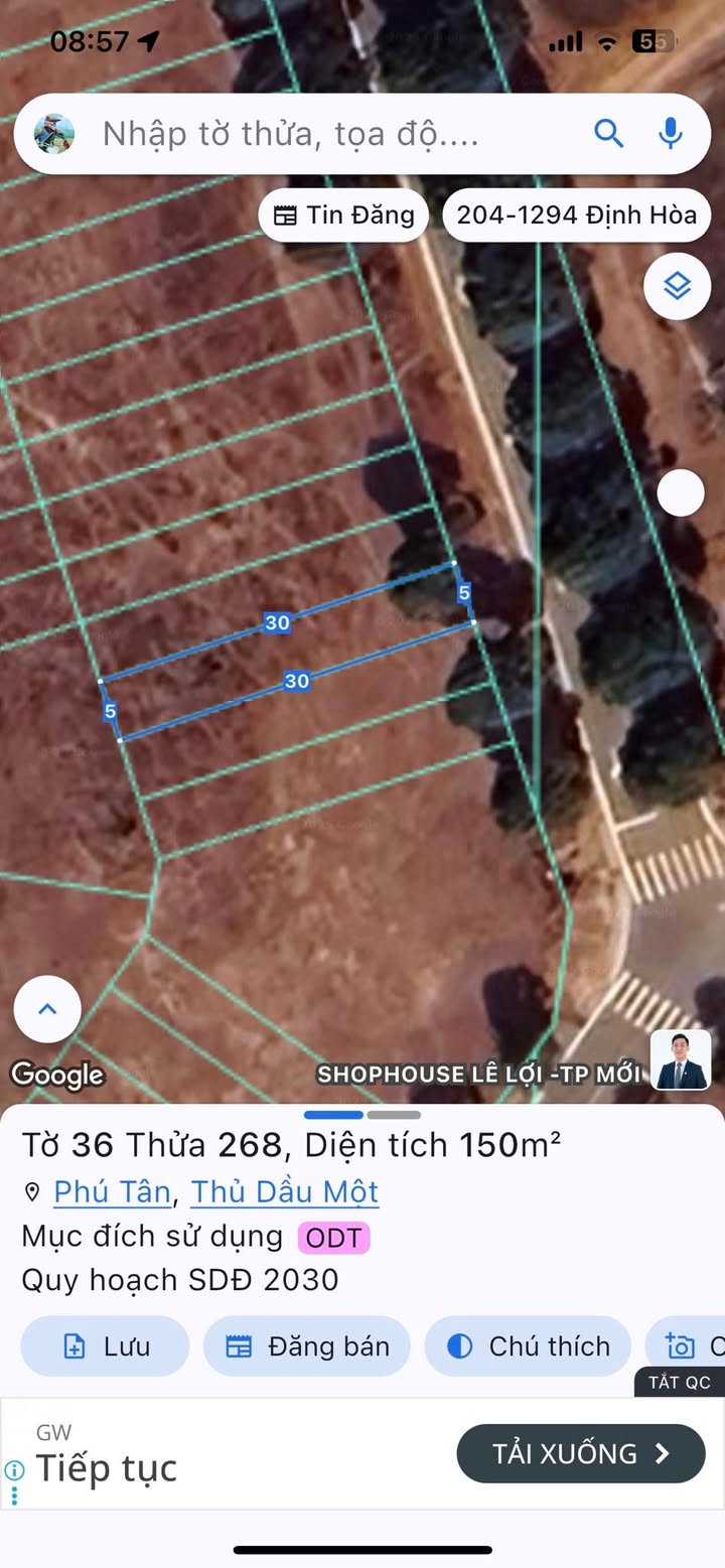 Đất nền TDC Phú Chánh, Tân Uyên 150m² giá 2.85 tỷ - Cơ hội đầu tư hấp dẫn!