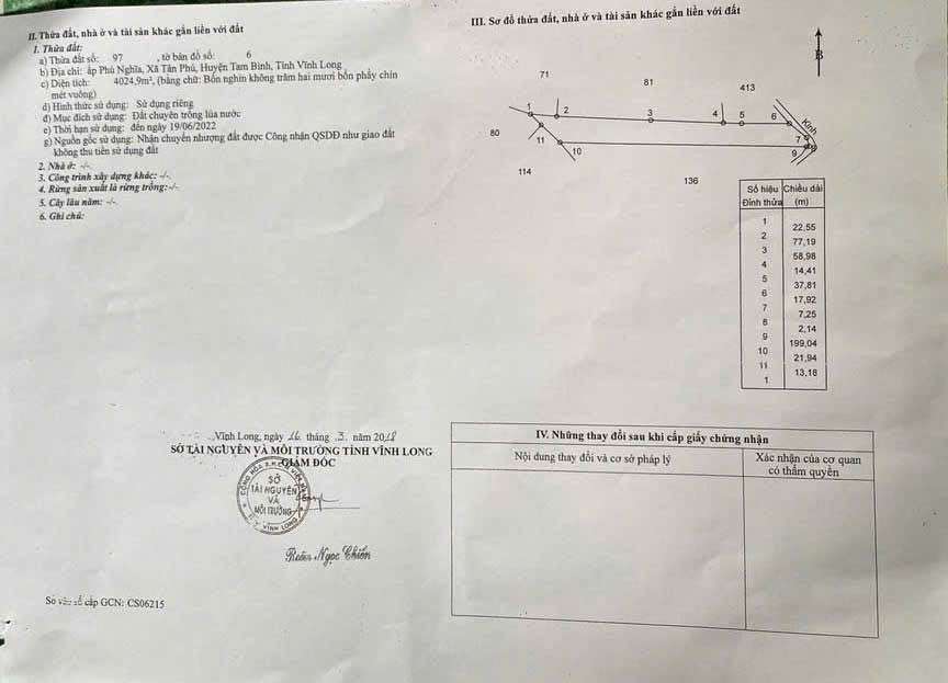 Đất lúa Phú Nghĩa, Tân Phú, 4025m² giá 1.81 tỷ - Cơ hội đầu tư tuyệt vời!