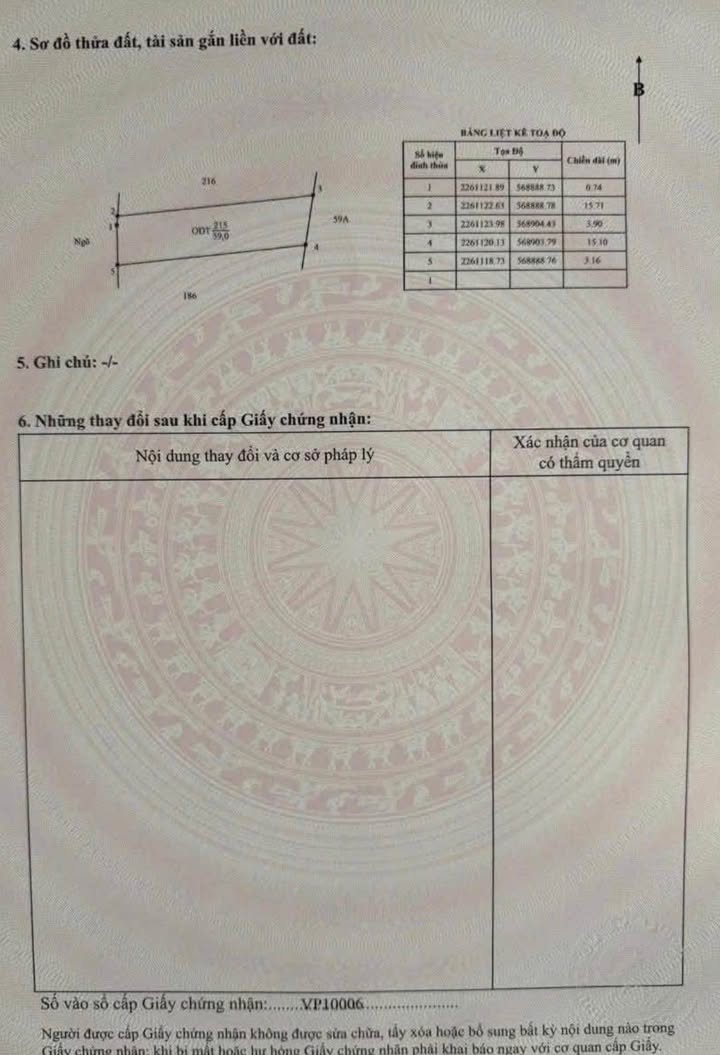 Đất nền Nam Định 60m² giá 1.75 tỷ - Ngõ rộng, ô tô vào tận nơi!