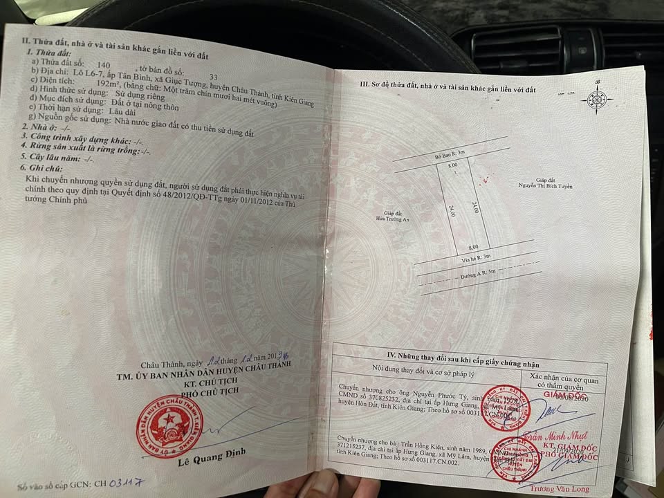 Lô đất 192m² tại Ấp Tân Bình, Xã Giục Tượng chỉ 590 triệu - Cơ hội đầu tư hấp dẫn!