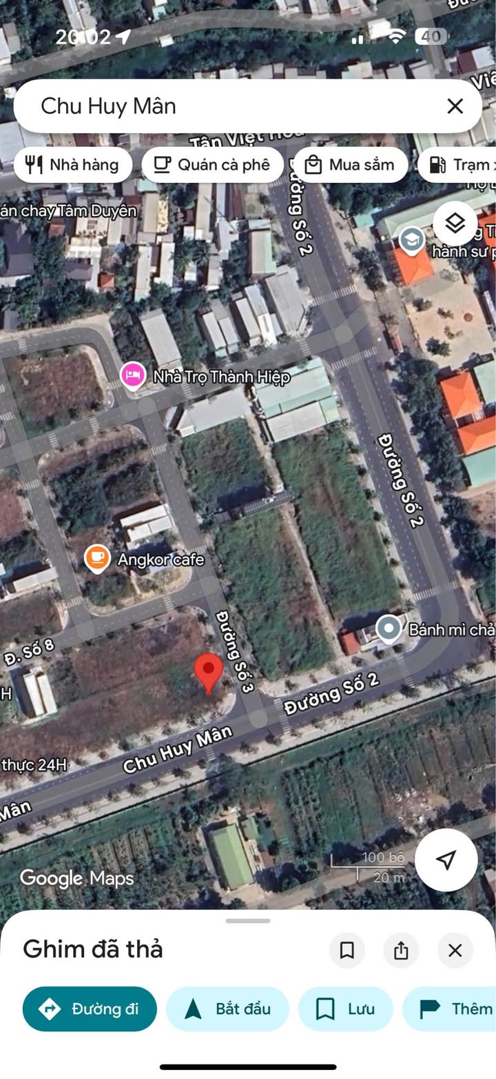 Đất nền góc đường số 3 và Chu Huy Mân, Cao Lãnh, 88.6m² - Vị trí đắc địa cho đầu tư!