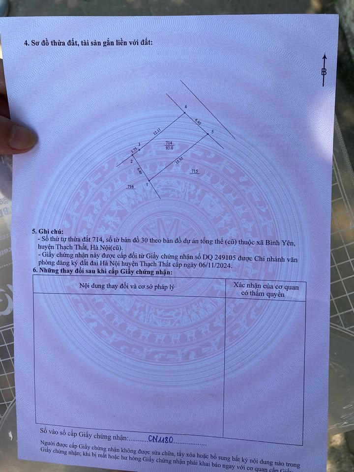 Đất thổ cư Hạ Bằng, Thạch Thất 93m² - Cơ hội đầu tư vàng!