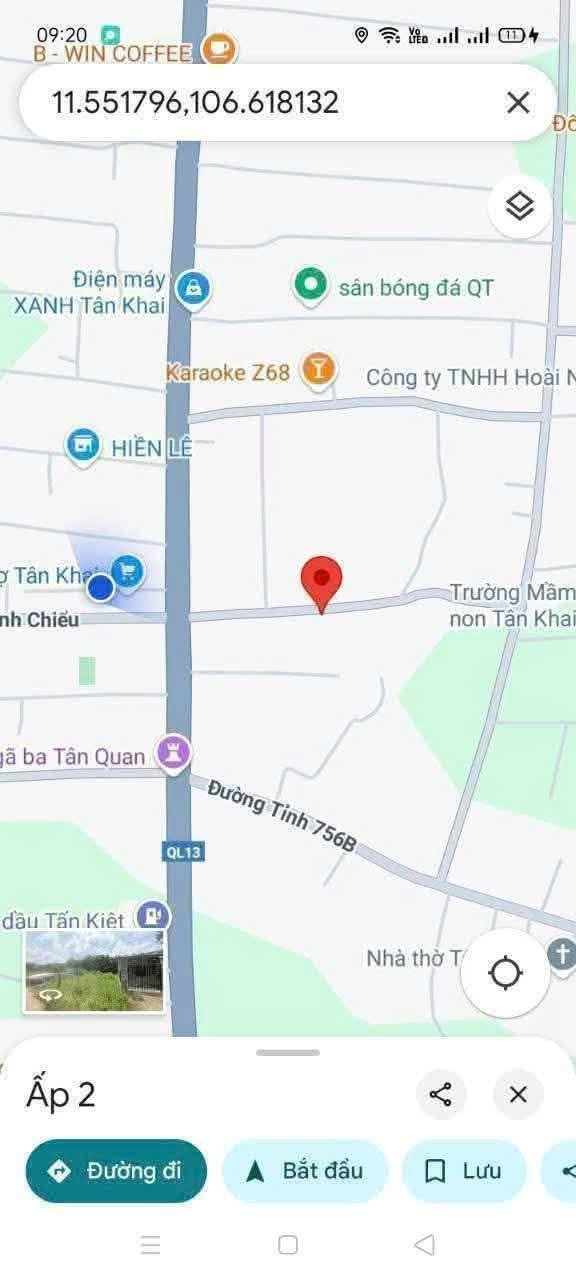 Đất nền Tân Khai, Hớn Quản 150m² giá 1.4 tỷ - Vị trí đắc địa gần chợ!