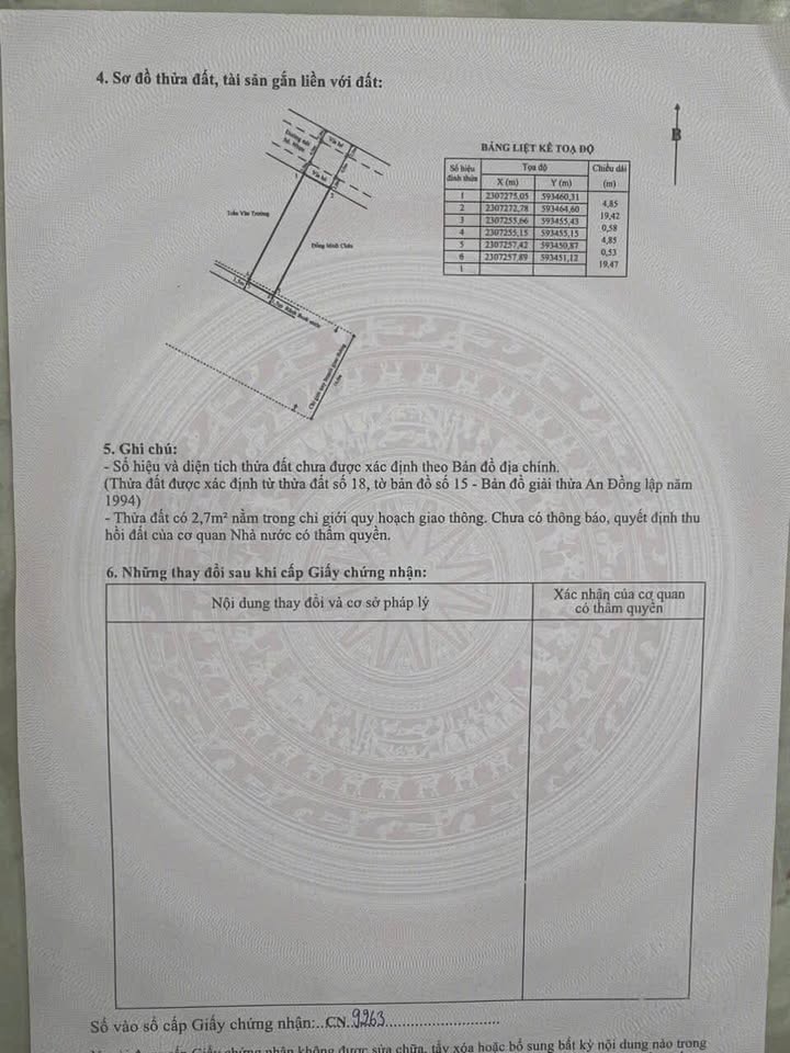 Đất nền An Dương Hải Phòng 97m² giá 4 tỷ - Đường nhựa 10m thuận lợi!
