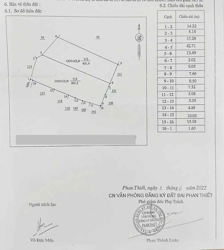 Đất thổ cư 1236m² đường Nguyễn Hội, Phan Thiết - Tiềm năng đầu tư hấp dẫn!