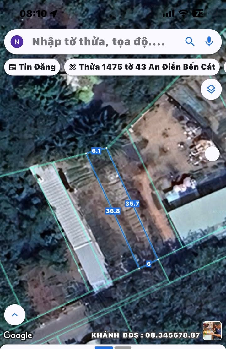 Đất nền An Tây Bến Cát 216m² giá 2.8 tỷ - Mặt tiền kinh doanh sầm uất!