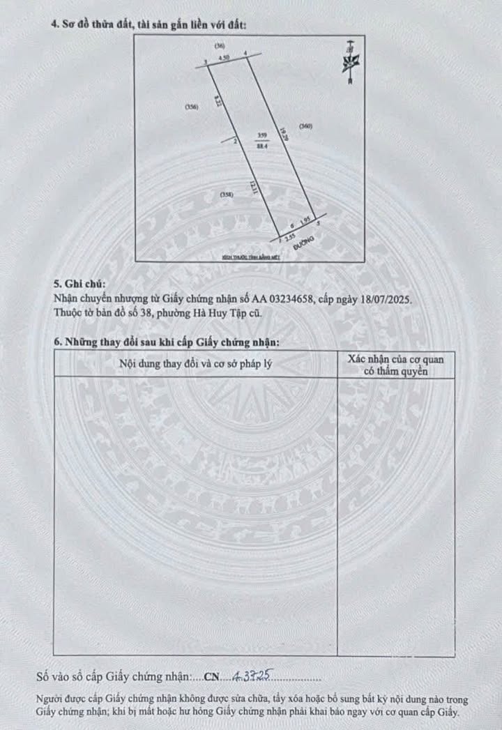 Đất nền phường Hà Huy Tập Vinh 88m² giá 3 tỷ - Đường ô tô vào tận đất!