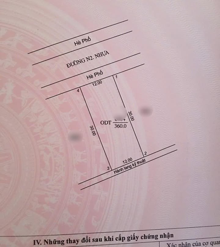 Đất nền biệt thự 360m² KCN Mỹ Phước 4 Bến Cát - Giá chỉ 3 tỷ, cơ hội đầu tư tốt!