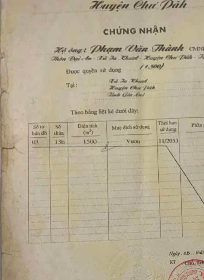 Đất nền Quốc lộ 14, xã Ia Khươl, huyện Chư Păh, 1500m² - Giá chỉ 15 tỷ!