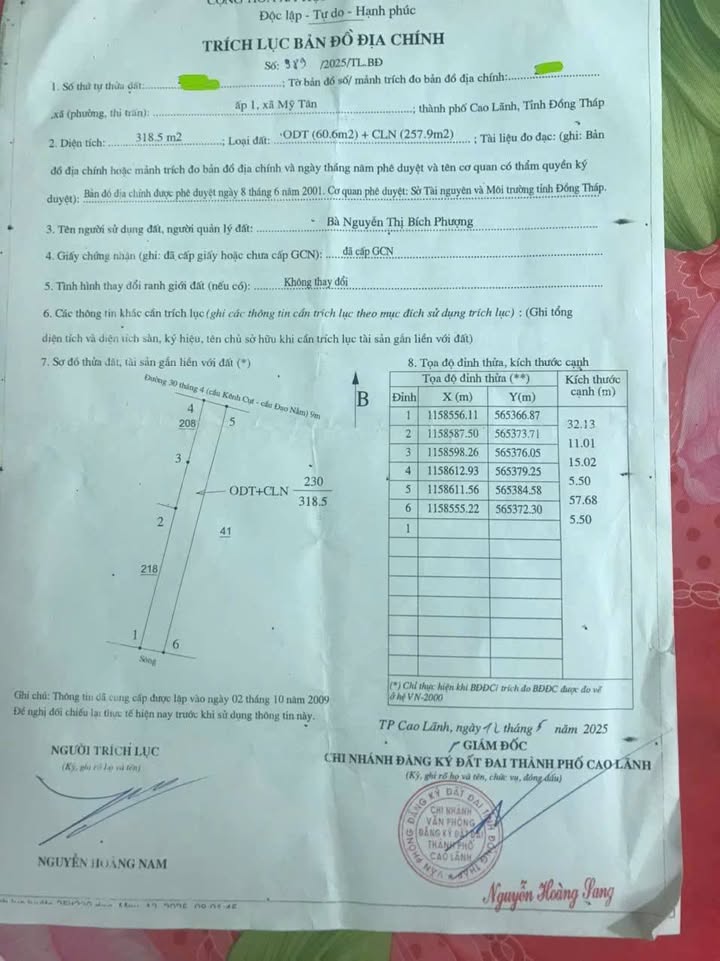 Nhà cấp 4 318m² tại ấp 1, xã Mỹ Tân - Giá chỉ 2.5 tỷ, sẵn sàng vào ở!