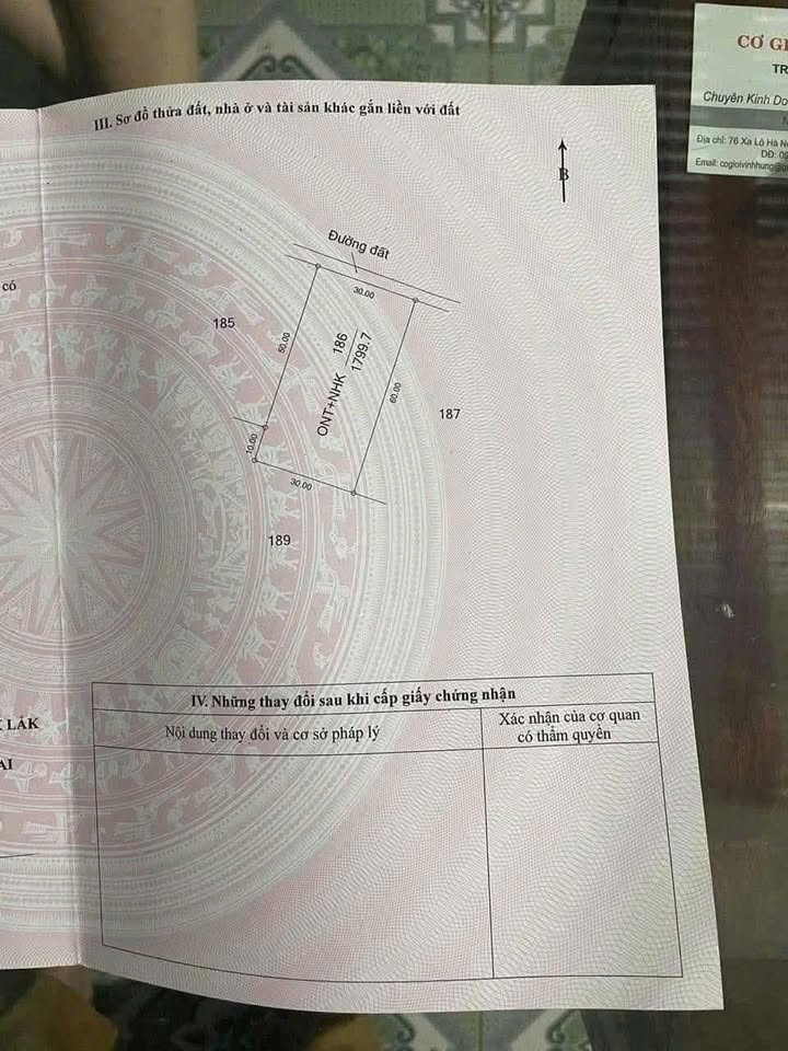 Đất nền Ea Ô Đắk Lắk 1800m² giá chỉ 70 triệu - Đầu tư sinh lời ngay!