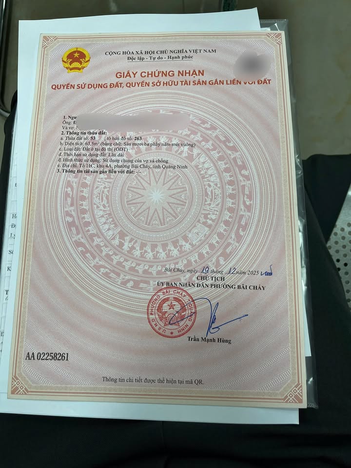 Đất TĐC Hùng Thắng Bãi Cháy 63.5m² giá 4 tỷ - Cơ hội đầu tư sinh lời!