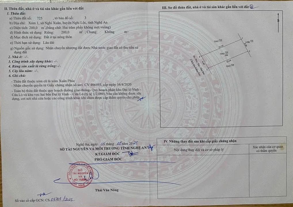 Đất nền Nghi Lộc 200m² giá 3.7 tỷ - Đường Phúc Thọ rộng 18m