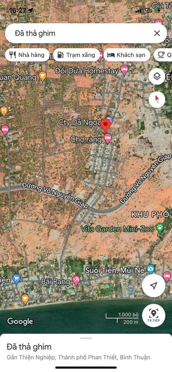 Bán đất liền kề 1000m² mặt tiền đường Hồ Quang Cảnh - Cơ hội đầu tư tuyệt vời!