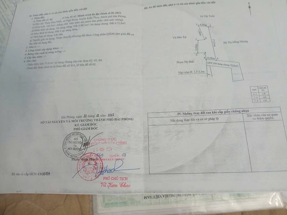 Đất nền Kiến Hưng, Kiến Thụy 94m² giá 600 triệu - Cơ hội đầu tư vàng!