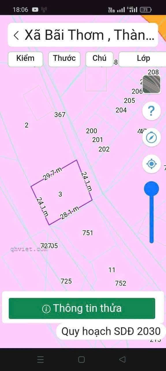 Đất thổ cư 688m² Xóm Mới Bãi Thơm - Giá tốt, sổ đỏ chính chủ