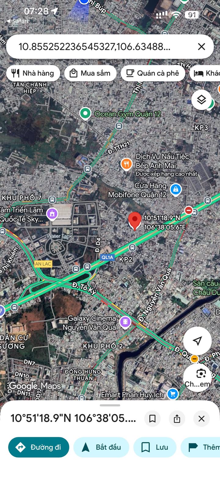 Đất ODT 50,2m² tại Quận 12 giá 2,4 tỷ - 2 mặt tiền, tặng GPXD 3 tầng!