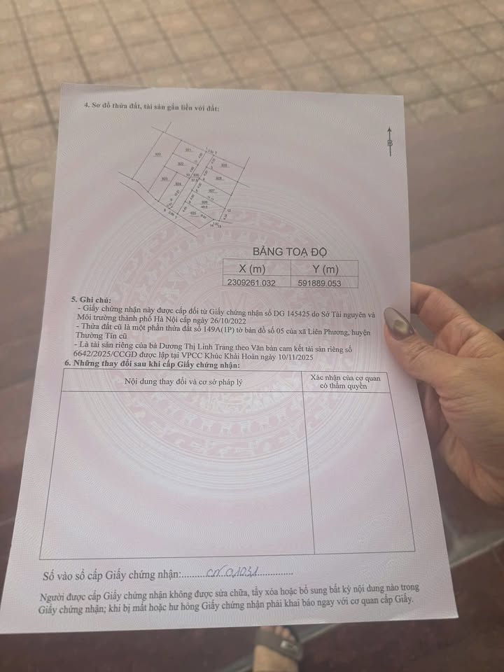 Nhà riêng xã Liên Phương Thường Tín 48.6m² giá 2.6 tỷ - Ngõ đẹp, tiện ích đầy đủ!