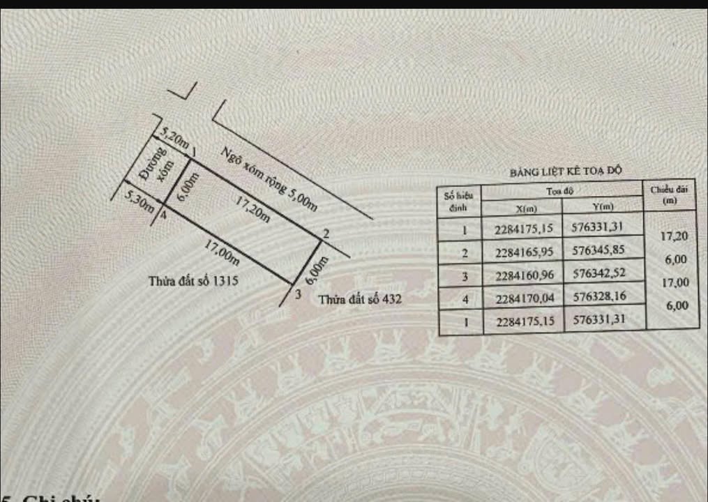 Lô đất 2 mặt đường tại Vĩnh Hải, Vĩnh Bảo 103m² - Tiềm năng đầu tư lớn!