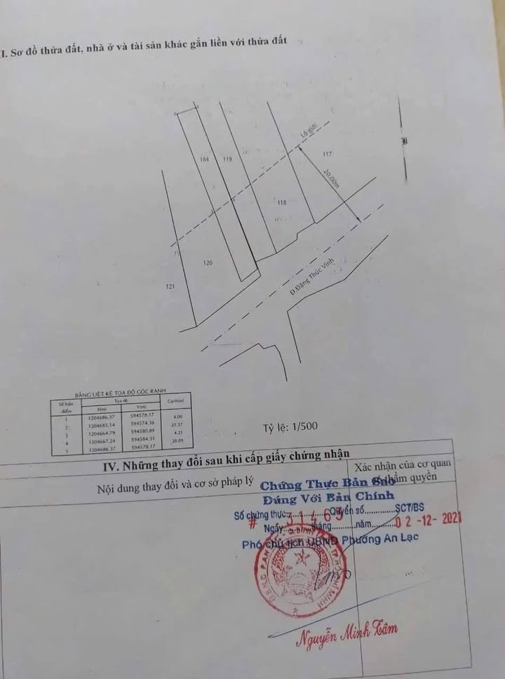 Đất thổ cư mặt tiền đường Đặng Thúc Vịnh, Hóc Môn 88m² giá 6.699 tỷ - Cơ hội đầu tư hấp dẫn!