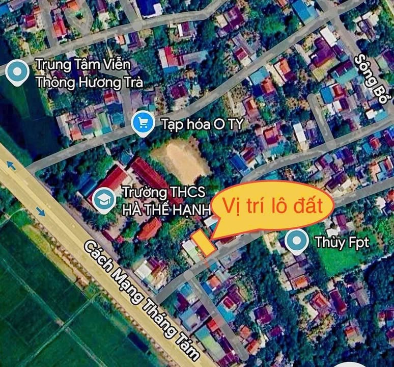 Đất trung tâm Tứ Hạ, phường Hương Trà 123m² - Đầu tư sinh lời ngay!