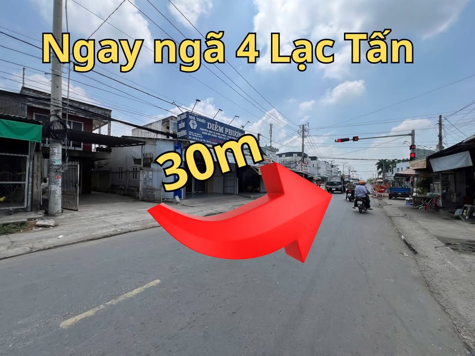 Nhà mặt tiền tỉnh lộ 833B, xã Lạc Tấn 223m² giá 6.5 tỷ - Vị trí kinh doanh sầm uất!