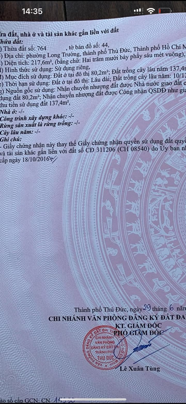 Đất mặt tiền đường Trường Lưu, Q9, 217.6m² giá 7.8 tỷ - Vị trí kinh doanh lý tưởng!