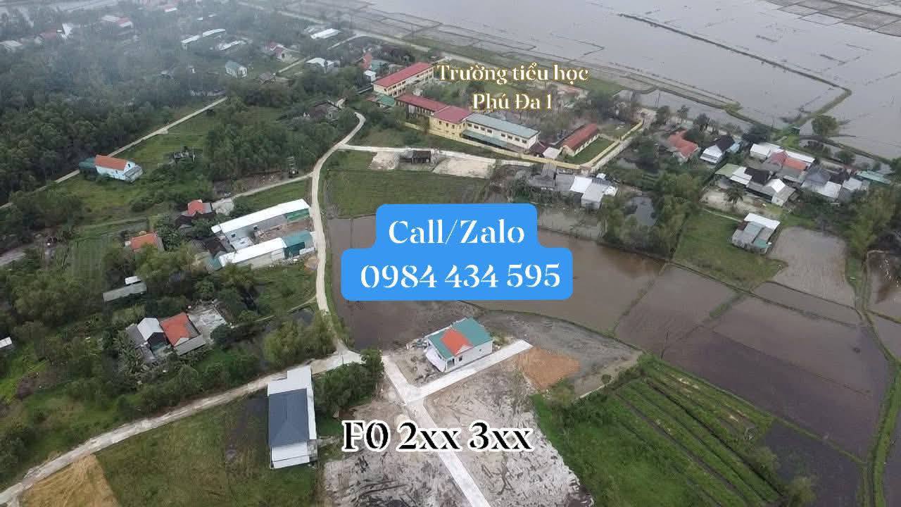 Đất nền Phú Đa Thừa Thiên Huế 104m² chỉ từ 200 triệu - Sẵn sàng xây dựng ngay!