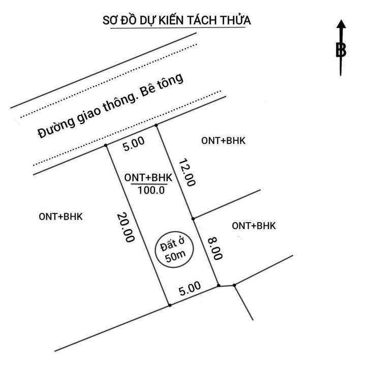 Đất nền Bắc Nghĩa, Đồng Hới 100m² giá 600 triệu - Cơ hội đầu tư hấp dẫn!