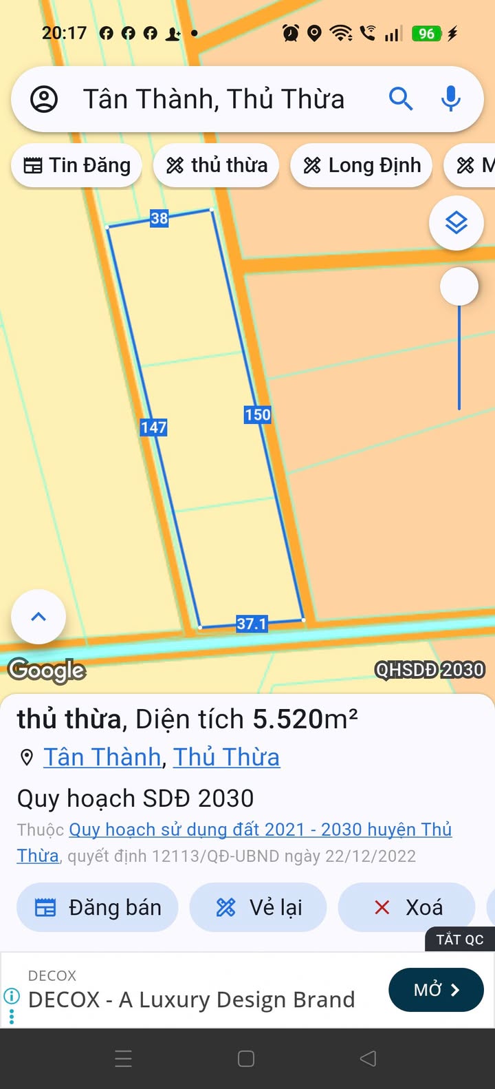 Đất vườn 6000m² tại Ấp 3 Tân Thành, Thủ Thừa - Giá chỉ 6 tỷ, thương lượng tốt!