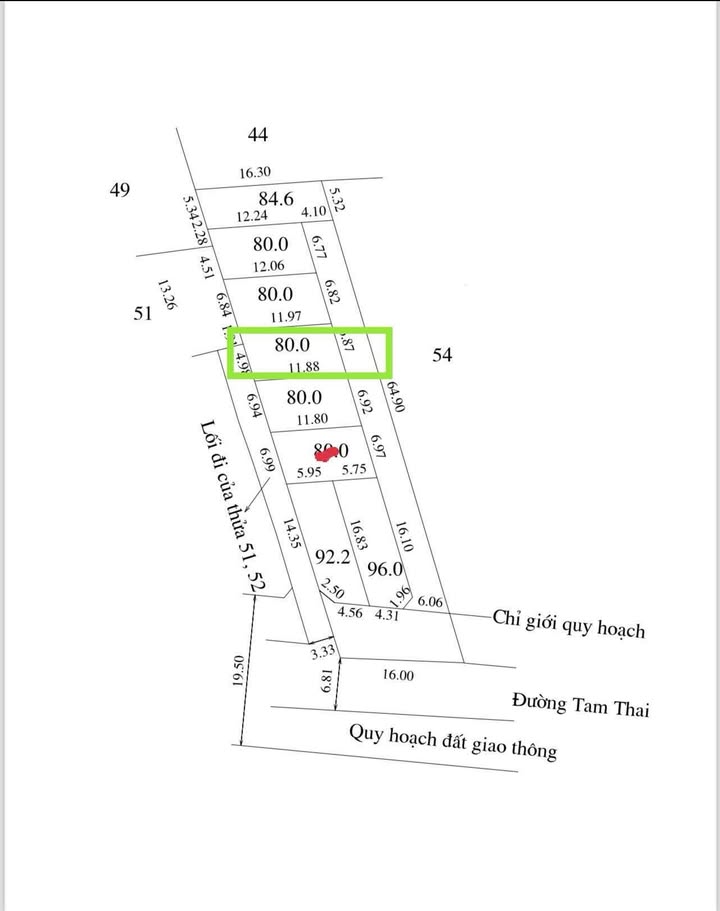 Đất nền đẹp 80m² tại phường An Cựu, TP Huế chỉ 1.43 tỷ - Sổ hồng chính chủ!
