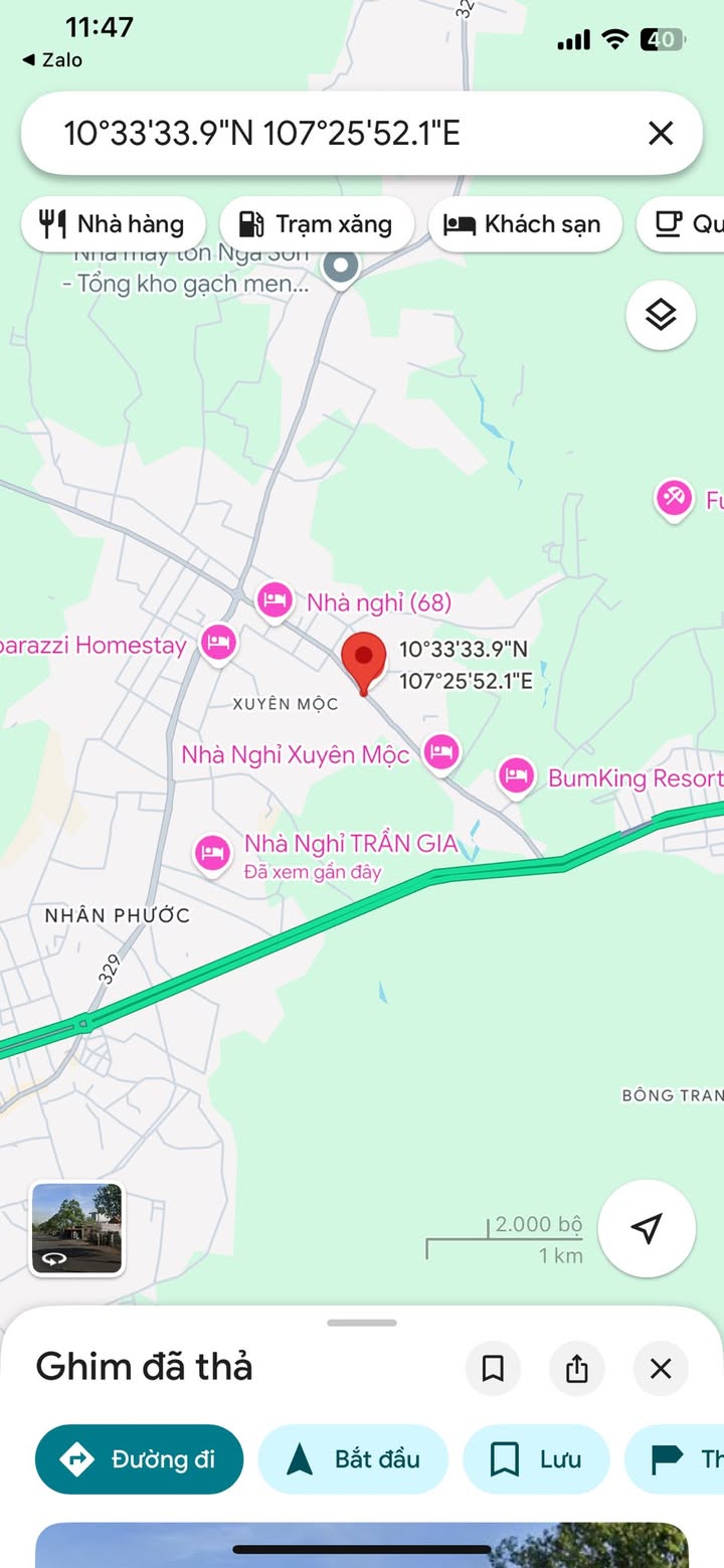 Đất lô góc Quốc Lộ 55, Xuyên Mộc 294m² giá 2 tỷ - Cơ hội đầu tư tuyệt vời!