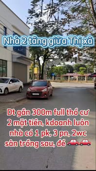 Nhà 2 tầng mặt đường Kim Đồng, TX Nghĩa Lộ 300m² - Pháp lý sổ đỏ chính chủ!